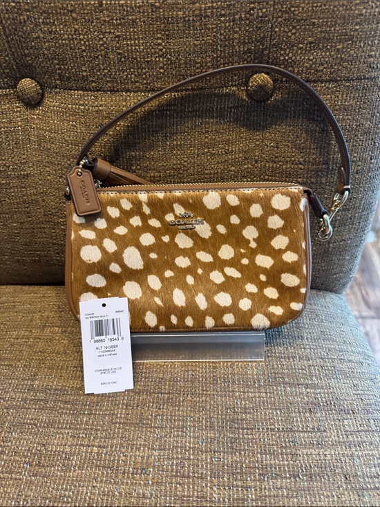 Coach Handbags - Coach Nolita 19 deer print calf hair mini shoulder bag with hangtag NWT